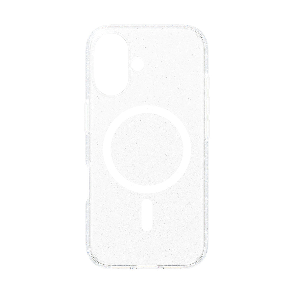 Capa MagSafe para Apple iPhone 16, PanzerGlass, Care Urban Combat Star Lit, Transparente Branca