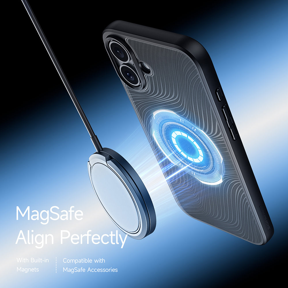 Capa MagSafe para Apple iPhone 16 Plus, DUX DUCIS, Aimo, Preta