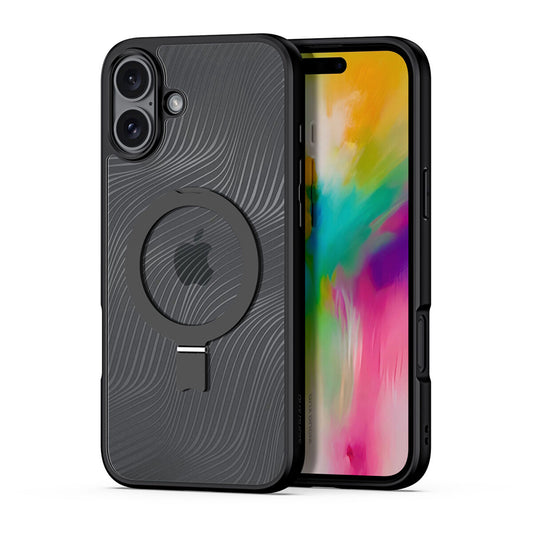 Capa MagSafe para Apple iPhone 16 Plus, DUX DUCIS, Aimo Stand, Preta