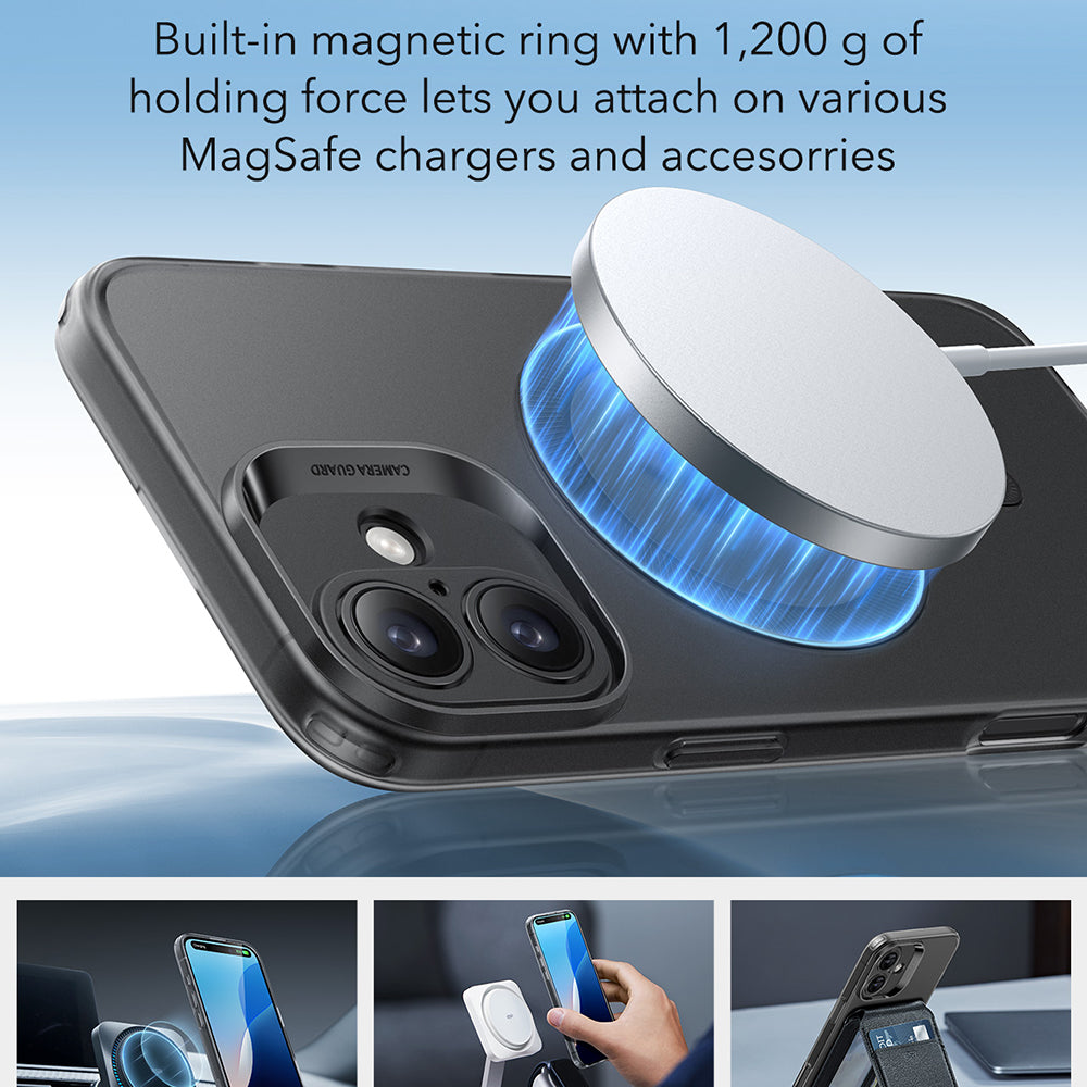 Capa MagSafe para Apple iPhone 16 Plus, ESR, Zero, Preta Fosca