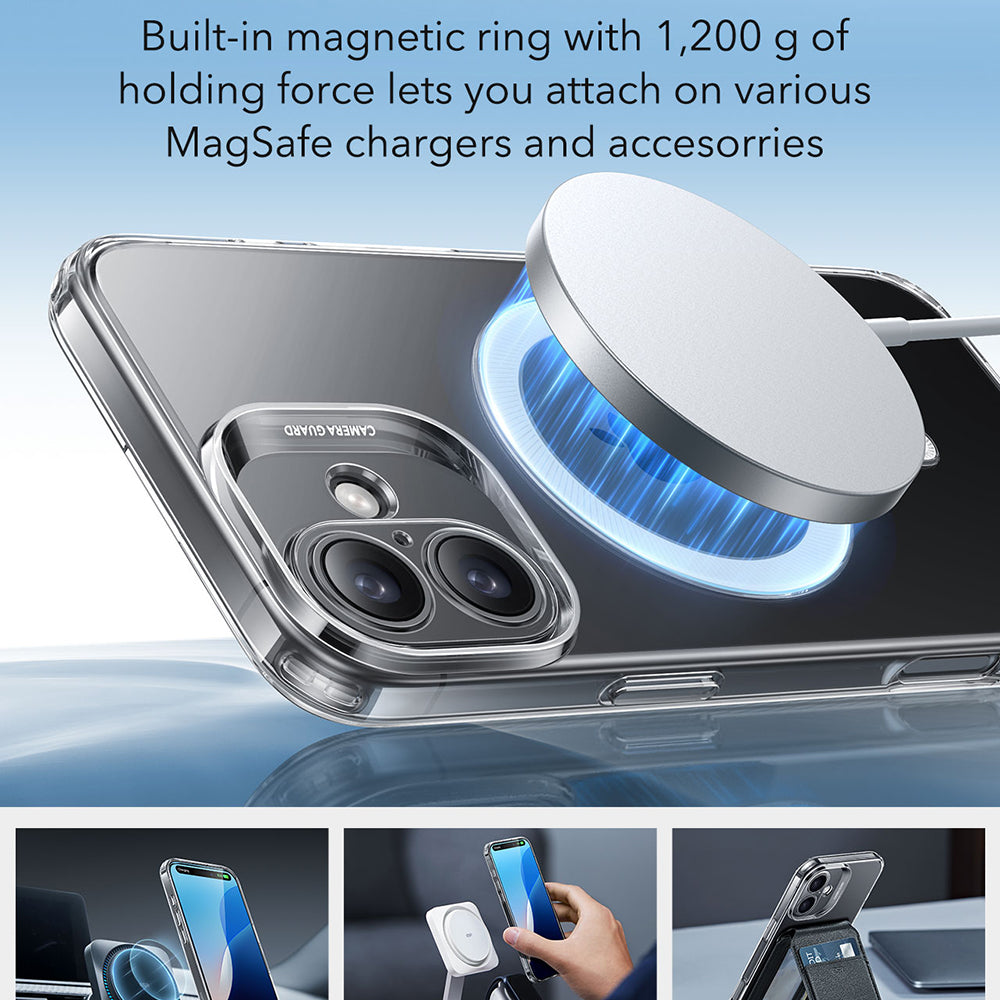 Capa MagSafe para Apple iPhone 16 Plus, ESR, Zero, Transparente