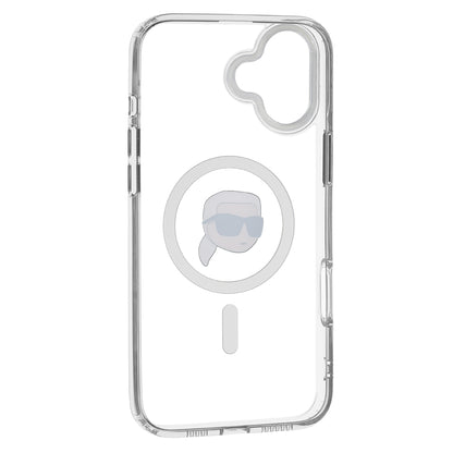 Capa MagSafe para Apple iPhone 16 Plus, Karl Lagerfeld, IML Karl's Head, Branca