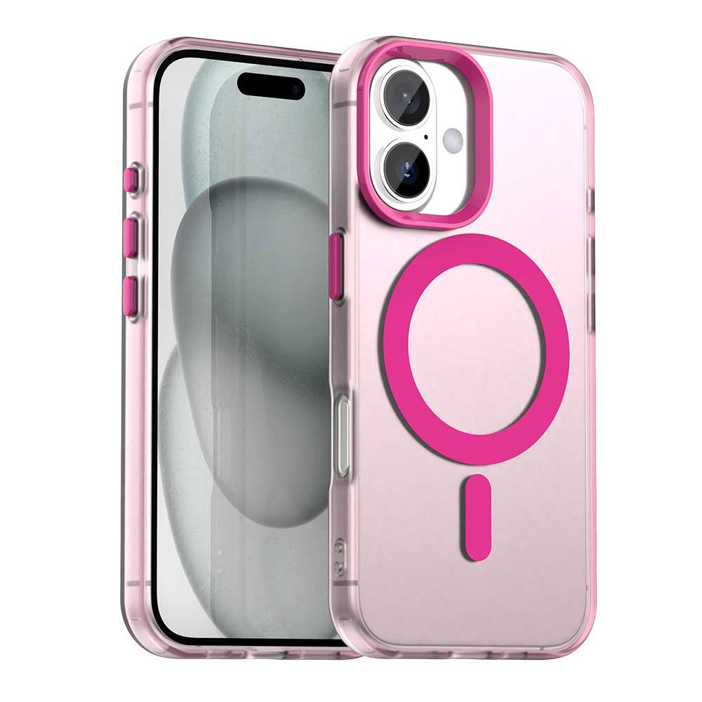 Capa MagSafe para Apple iPhone 16 Plus, Techsuit, CandyCase, Rosa