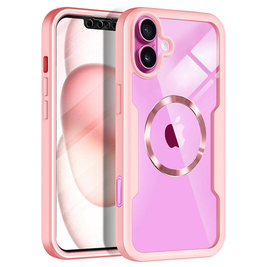 Capa MagSafe para Apple iPhone 16 Plus, Techsuit, ColorVerse 360, Rosa