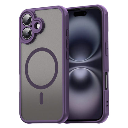 Capa MagSafe para Apple iPhone 16 Plus, Techsuit, HaloFrost II, Roxo