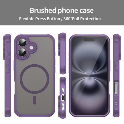 Capa MagSafe para Apple iPhone 16 Plus, Techsuit, HaloFrost II, Roxo