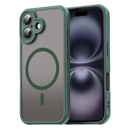 Capa MagSafe para Apple iPhone 16 Plus, Techsuit, HaloFrost II, Verde
