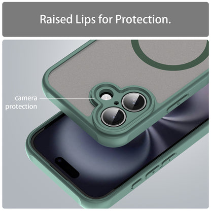 Capa MagSafe para Apple iPhone 16 Plus, Techsuit, HaloFrost II, Verde