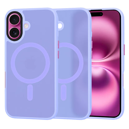 Capa MagSafe para Apple iPhone 16 Plus, Techsuit, HaloFrost, Roxo Claro