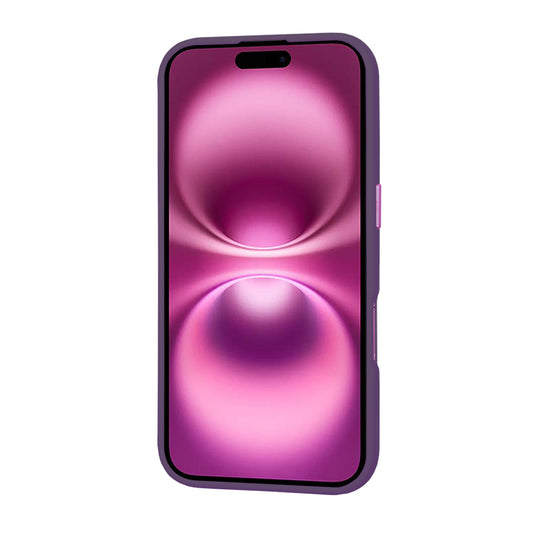 Capa MagSafe para Apple iPhone 16 Plus, Techsuit, HaloFrost, Roxo Escuro