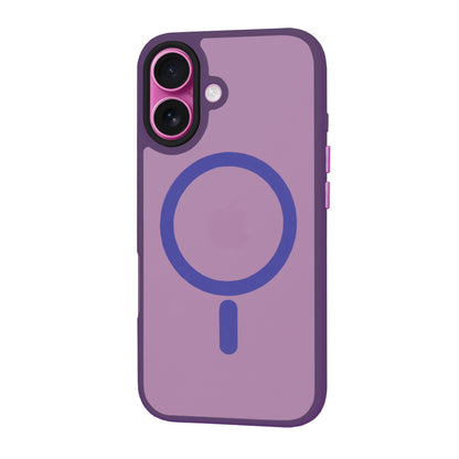 Capa MagSafe para Apple iPhone 16 Plus, Techsuit, HaloFrost, Roxo Escuro