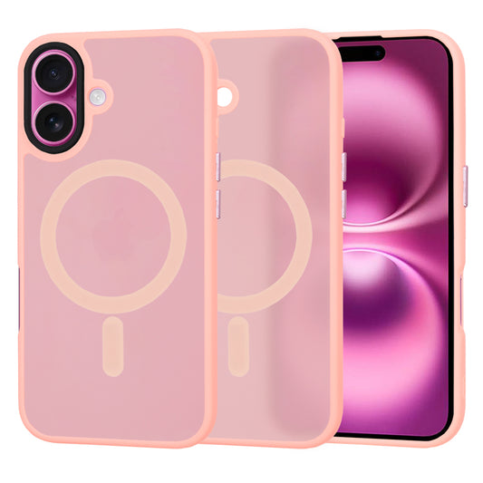 Capa MagSafe para Apple iPhone 16 Plus, Techsuit, HaloFrost, Rosa