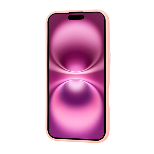 Capa MagSafe para Apple iPhone 16 Plus, Techsuit, HaloFrost, Rosa