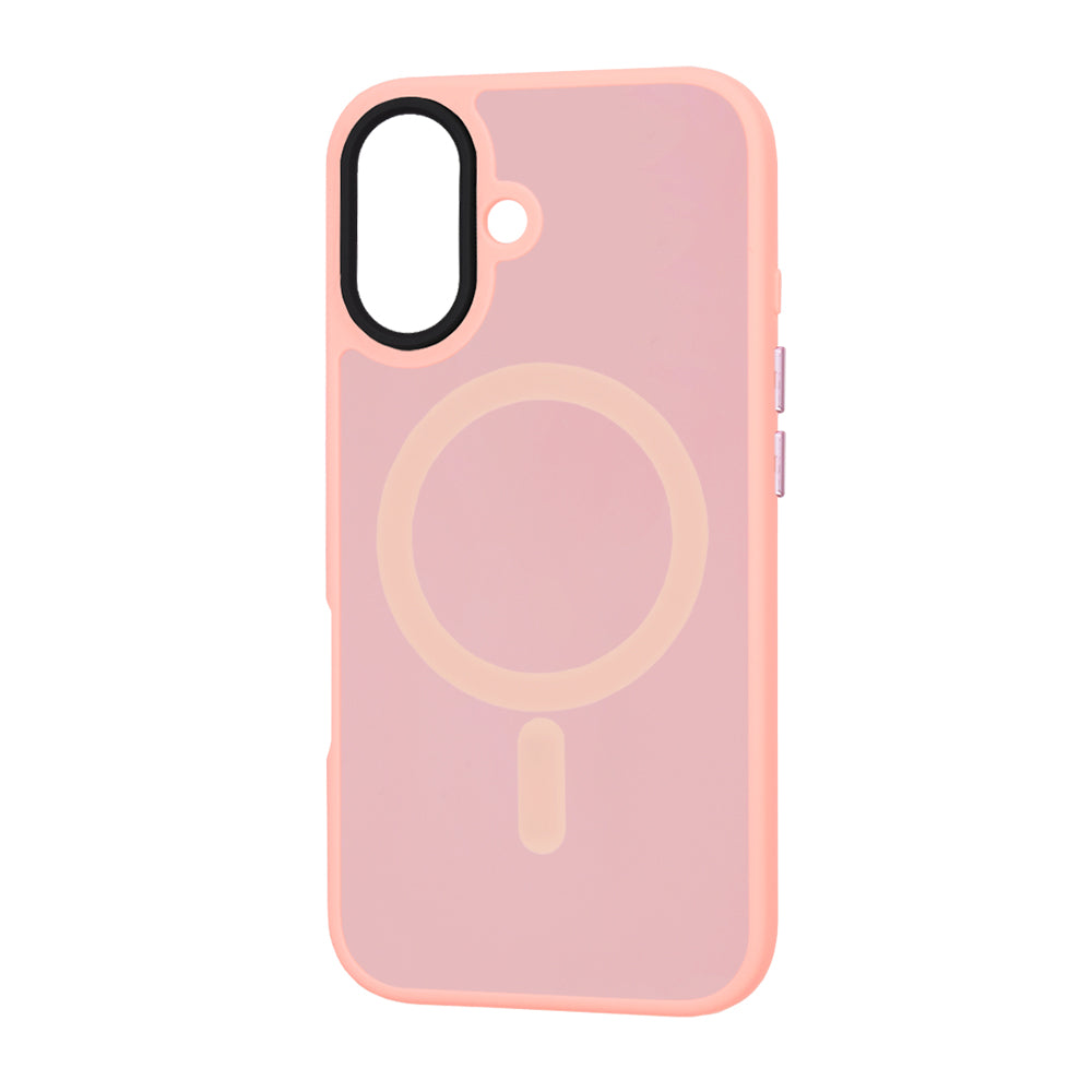 Capa MagSafe para Apple iPhone 16 Plus, Techsuit, HaloFrost, Rosa