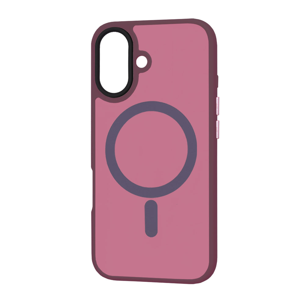 Capa MagSafe para Apple iPhone 16 Plus, Techsuit, HaloFrost, Vinho