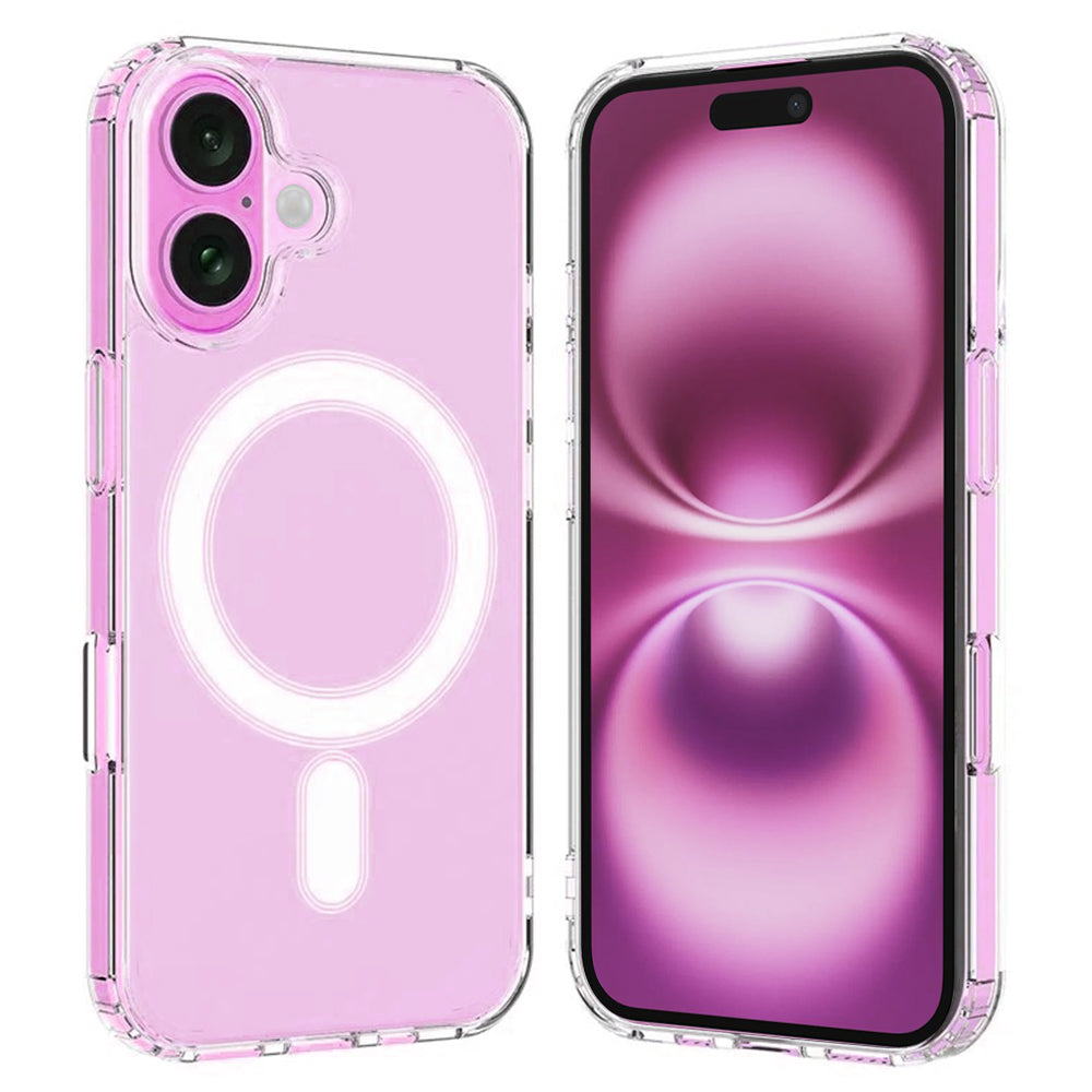 Capa MagSafe para Apple iPhone 16 Plus, Techsuit, Pro, Transparente