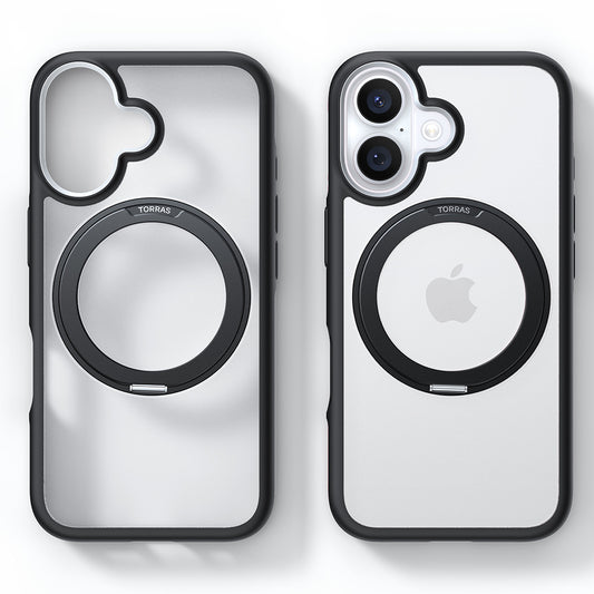 Capa MagSafe para Apple iPhone 16 Plus, Torras, Ostand R Fusion, Preta