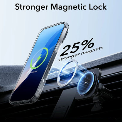 Capa MagSafe para Apple iPhone 16 Pro, ESR, Classic Hybrid Kickstand, Preta Fosca