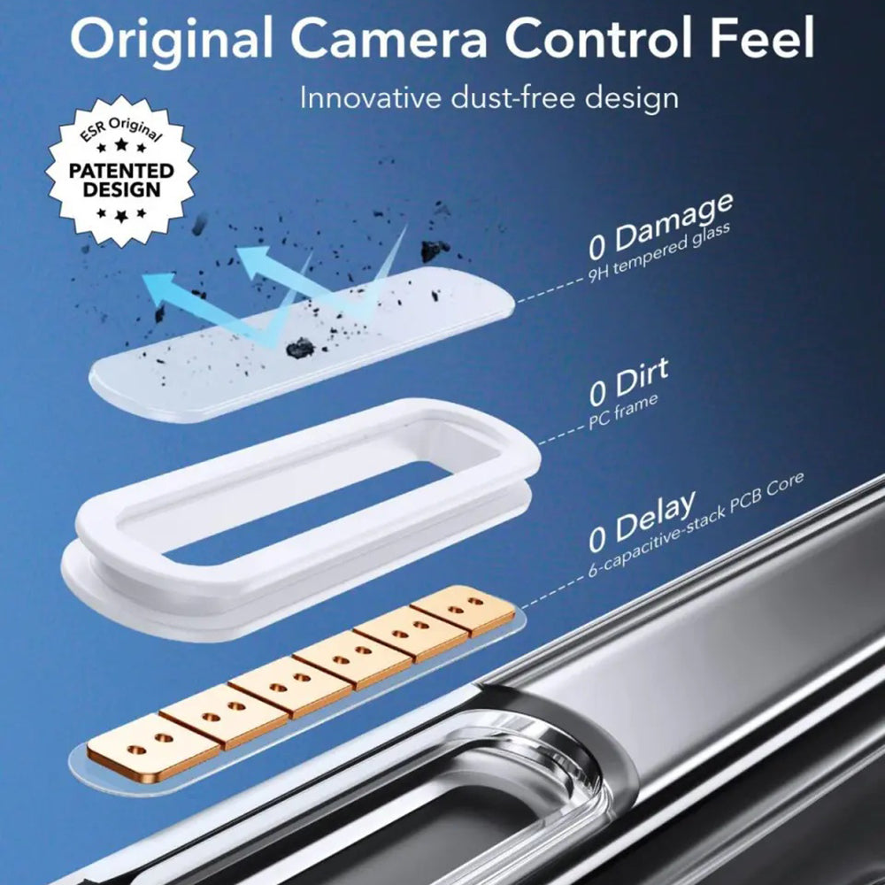 Capa MagSafe para Apple iPhone 16 Pro, ESR, Classic Hybrid Slide, Preta Fosca
