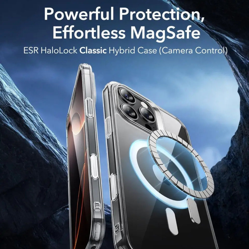 Capa MagSafe para Apple iPhone 16 Pro, ESR, Classic Hybrid Slide, Preta Fosca