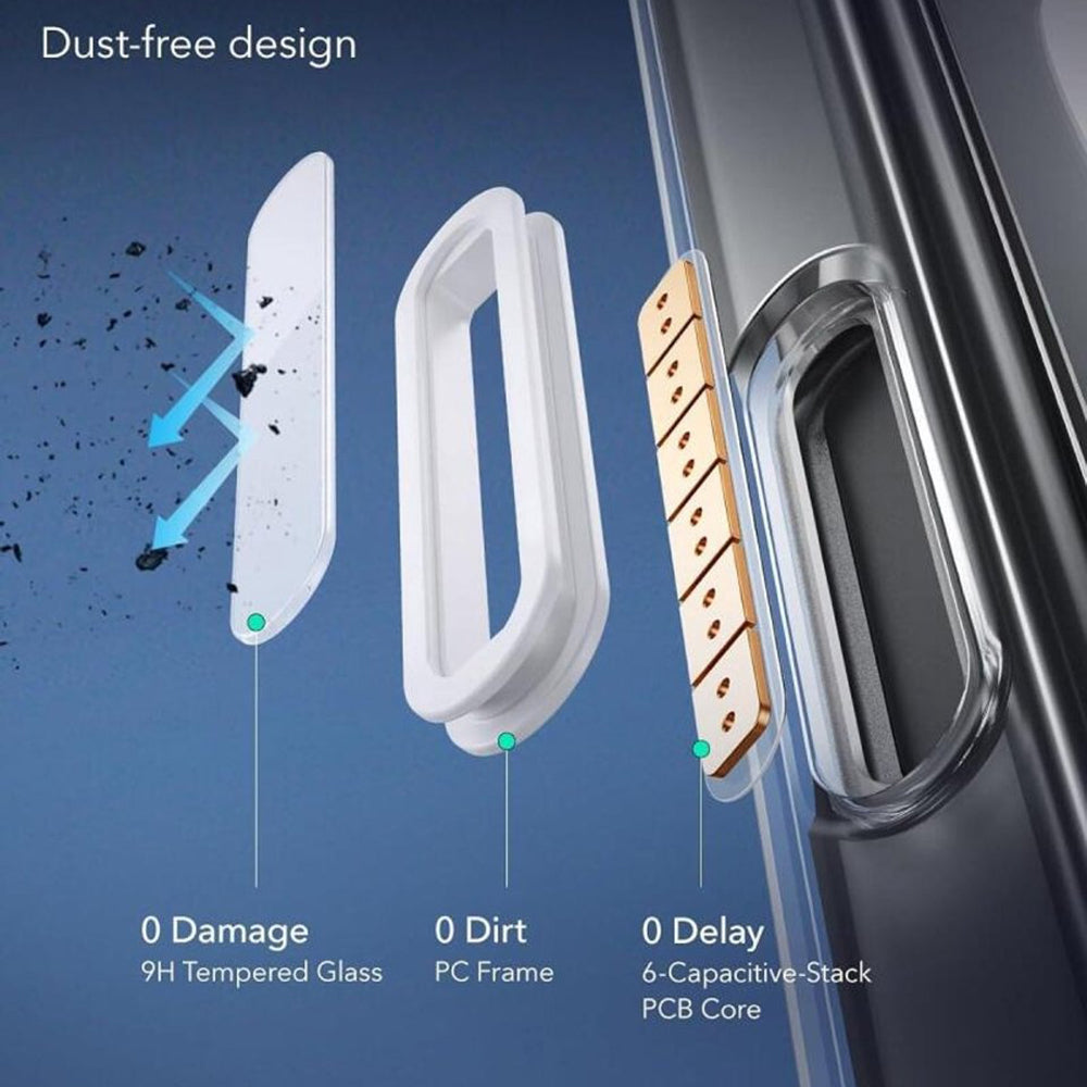 Capa MagSafe para Apple iPhone 16 Pro, ESR, Classic Hybrid Slide, Transparente
