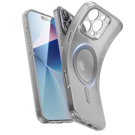 Capa MagSafe para Apple iPhone 16 Pro, ESR, Zero, Cinza Acetinado