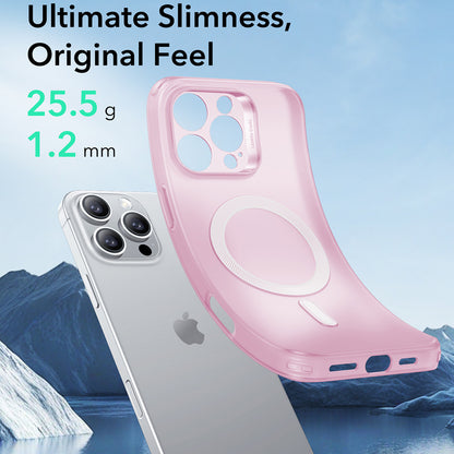 Capa MagSafe para Apple iPhone 16 Pro, ESR, Zero, Rosa Acetinado