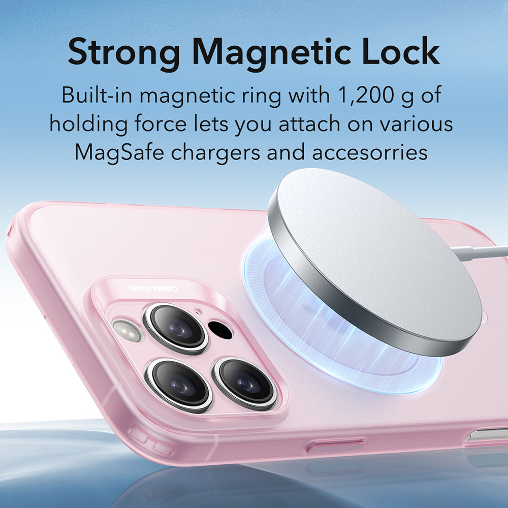 Capa MagSafe para Apple iPhone 16 Pro, ESR, Zero, Rosa Acetinado