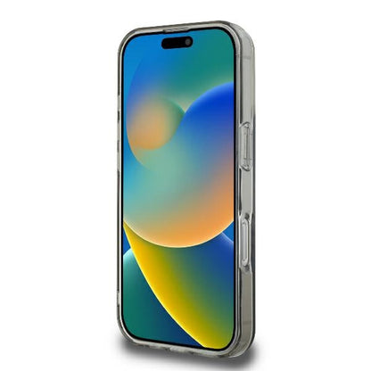 Capa MagSafe para Apple iPhone 16 Pro, Guess, IML Flowers Wreath, Preta