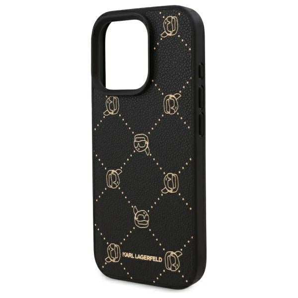 Capa MagSafe para Apple iPhone 16 Pro, Karl Lagerfeld, Karl's Head, Preta