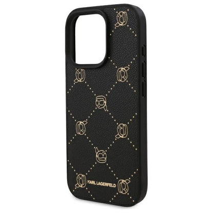 Capa MagSafe para Apple iPhone 16 Pro, Karl Lagerfeld, Karl's Head, Preta