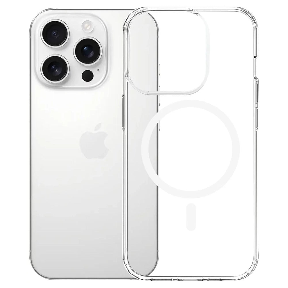Capa MagSafe para Apple iPhone 16 Pro Max, 3MK, Armor MagCase, Transparente