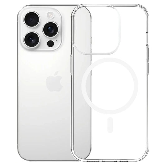 Capa MagSafe para Apple iPhone 16 Pro Max, 3MK, Armor MagCase, Transparente