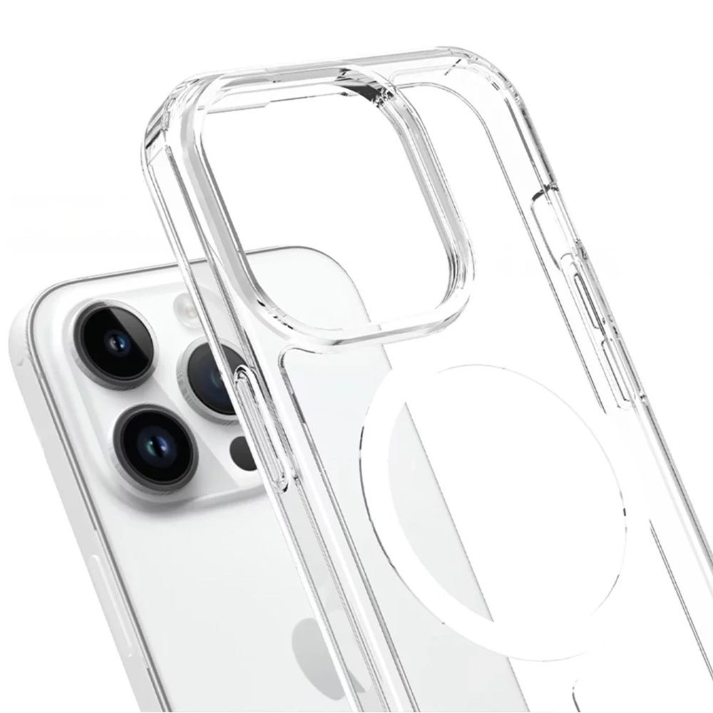 Capa MagSafe para Apple iPhone 16 Pro Max, 3MK, Armor MagCase, Transparente