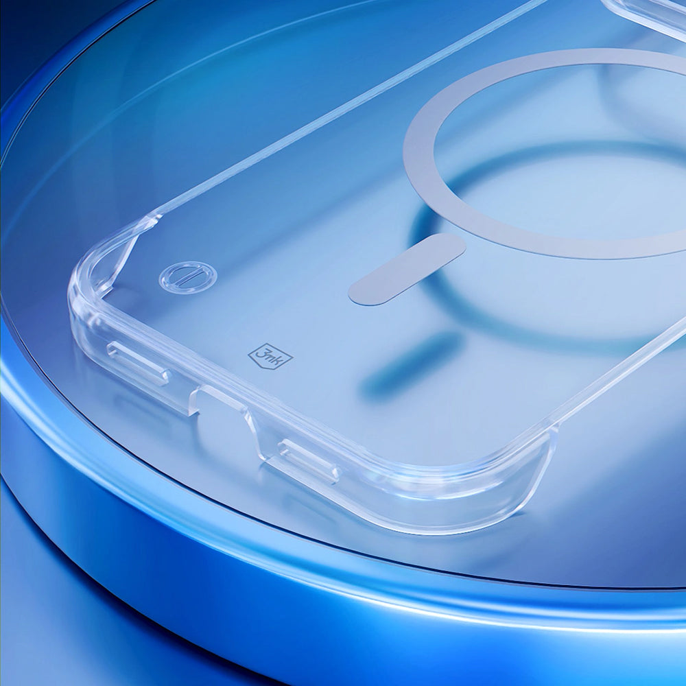 Capa MagSafe para Apple iPhone 16 Pro Max, 3MK, Just20g, Transparente