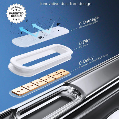 Capa MagSafe para Apple iPhone 16 Pro Max, ESR, Classic Hybrid Slide, Preta Transparente