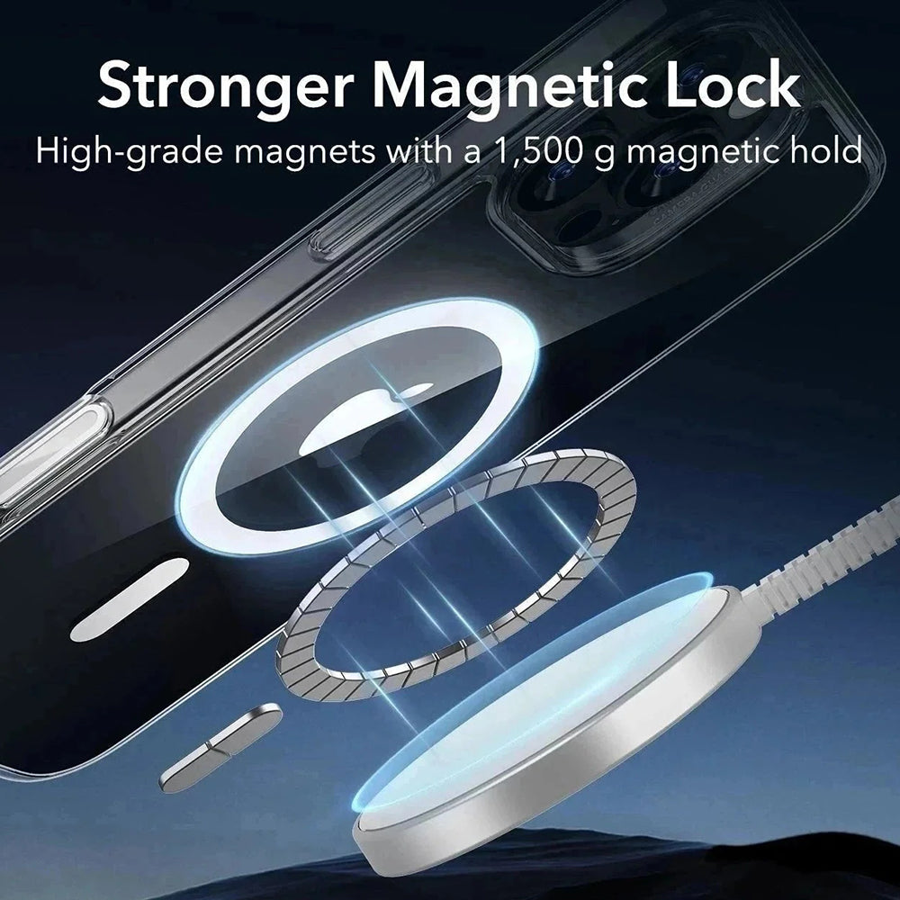 Capa MagSafe para Apple iPhone 16 Pro Max, ESR, Classic Hybrid Slide, Transparente