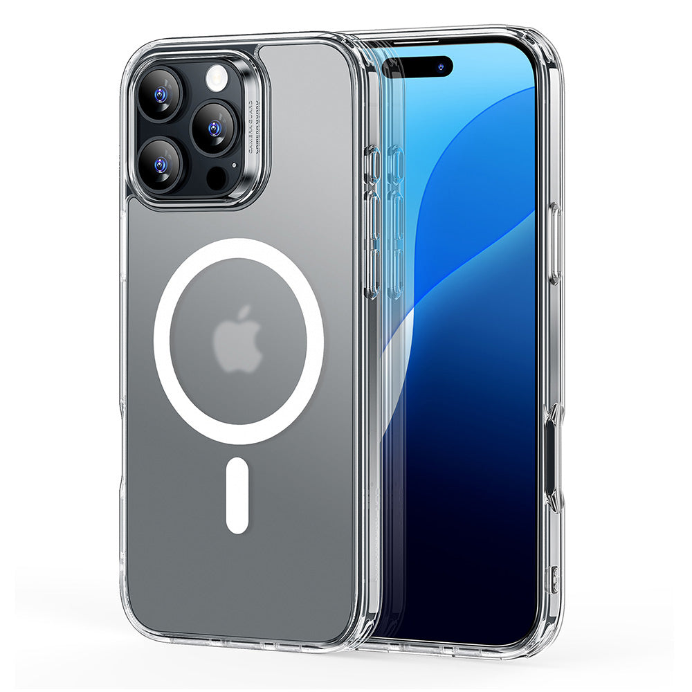 Capa MagSafe para Apple iPhone 16 Pro Max, ESR, Classic Hybrid, Transparente Fosca