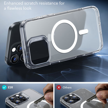 Capa MagSafe para Apple iPhone 16 Pro Max, ESR, Classic Hybrid, Transparente Fosca