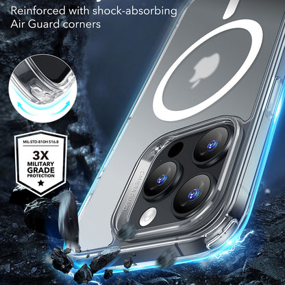 Capa MagSafe para Apple iPhone 16 Pro Max, ESR, Classic Hybrid, Transparente Fosca