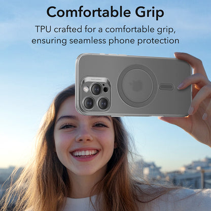 Capa MagSafe para Apple iPhone 16 Pro Max, ESR, Zero, Cinza Acetinado