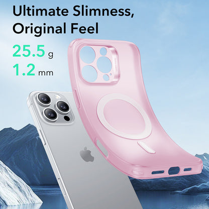 Capa MagSafe para Apple iPhone 16 Pro Max, ESR, Zero, Rosa Acetinado