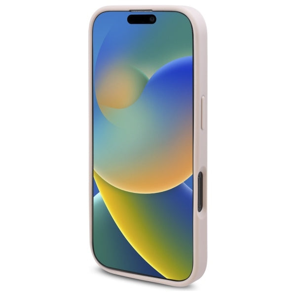 Capa MagSafe para Apple iPhone 16 Pro Max, Guess, Estampa de Flores 4G, Rosa