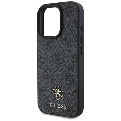 Capa MagSafe para Apple iPhone 16 Pro Max, Guess, 4G Small and Classic Logo, Preta