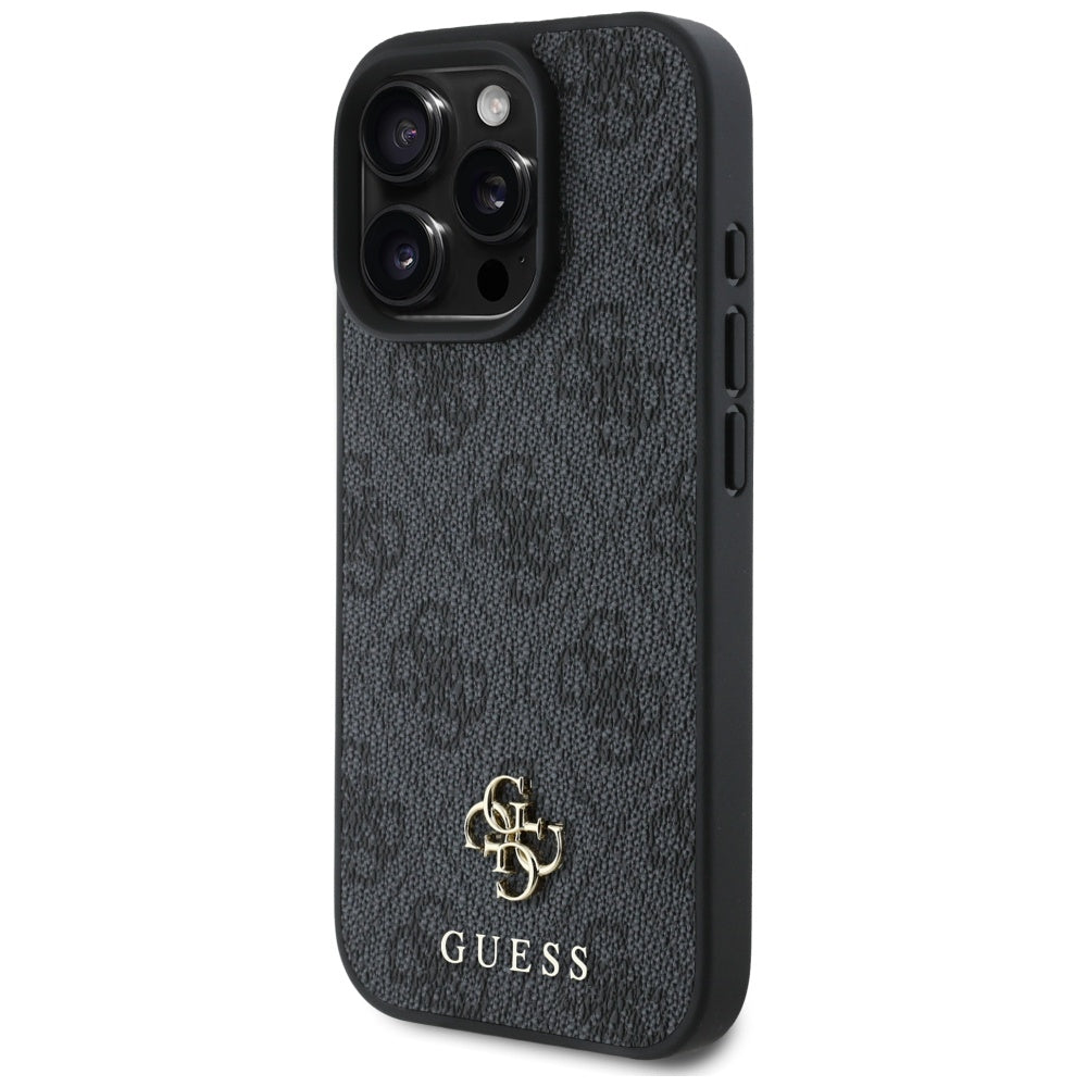 Capa MagSafe para Apple iPhone 16 Pro Max, Guess, 4G Small and Classic Logo, Preta