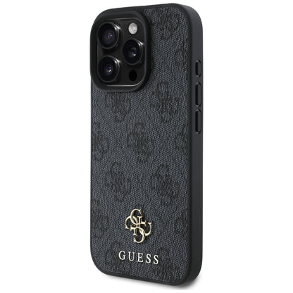 Capa MagSafe para Apple iPhone 16 Pro Max, Guess, 4G Small and Classic Logo, Preta
