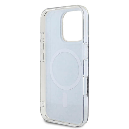 Capa MagSafe para Apple iPhone 16 Pro Max, Guess, IML 4G, Preta