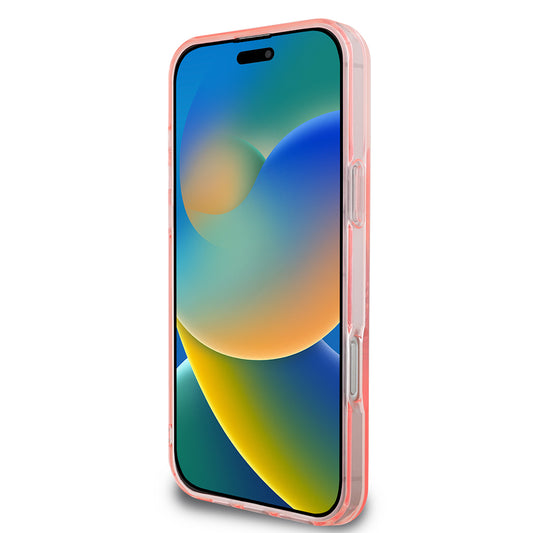 Capa MagSafe para Apple iPhone 16 Pro Max, Guess, IML Flowers Wreath, Rosa