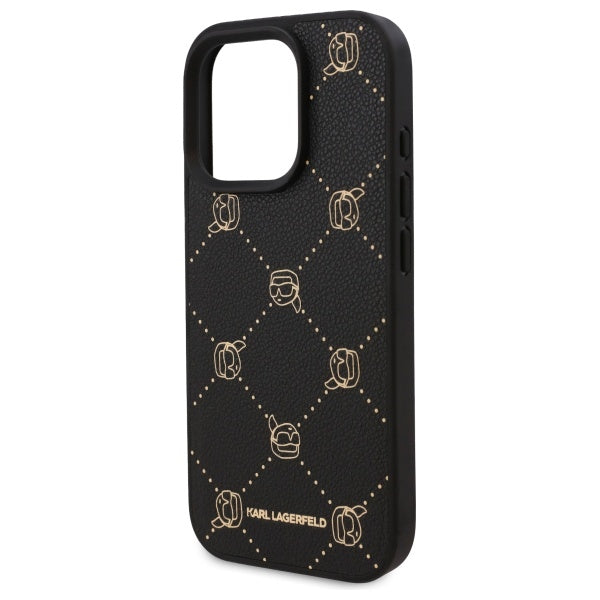 Capa MagSafe para Apple iPhone 16 Pro Max, Karl Lagerfeld, Karl's Head, Preta