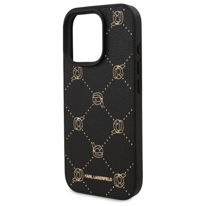 Capa MagSafe para Apple iPhone 16 Pro Max, Karl Lagerfeld, Karl's Head, Preta